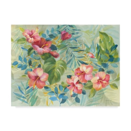 Danhui Nai 'Hibiscus Garden' Canvas Art,35x47